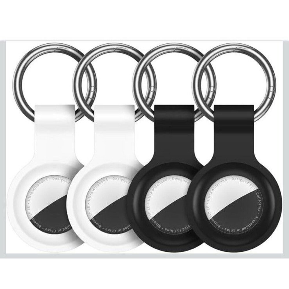Compatible with Airtag Holder Case Keychain 4 Pack,For Airtag 2Nd & 1St Generati